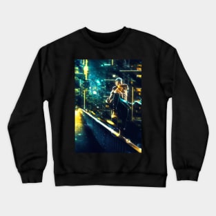 Cyber Elf Pugilist Crewneck Sweatshirt